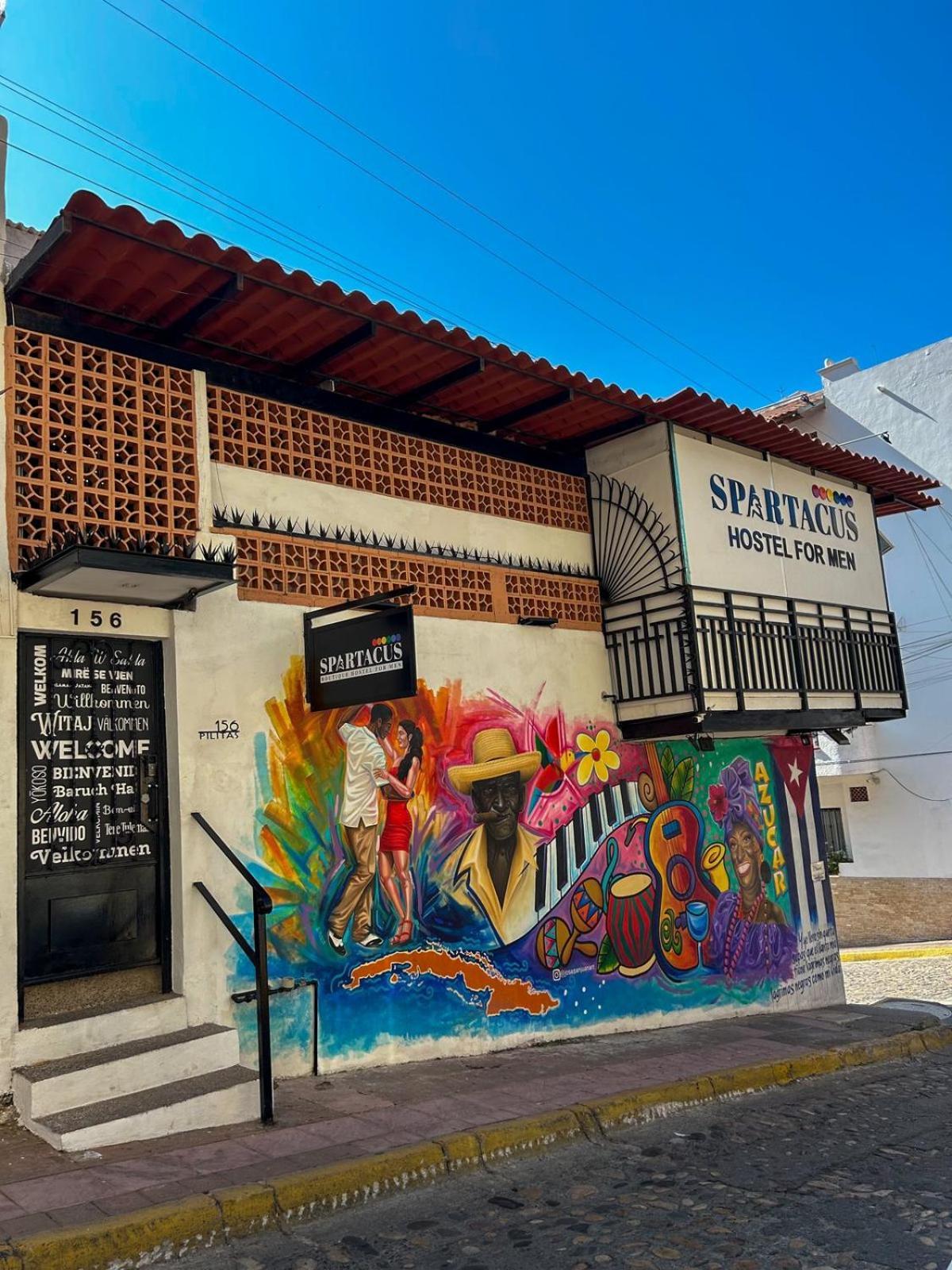 Spartacus Hostel Boutique For Men Puerto Vallarta Exteriör bild